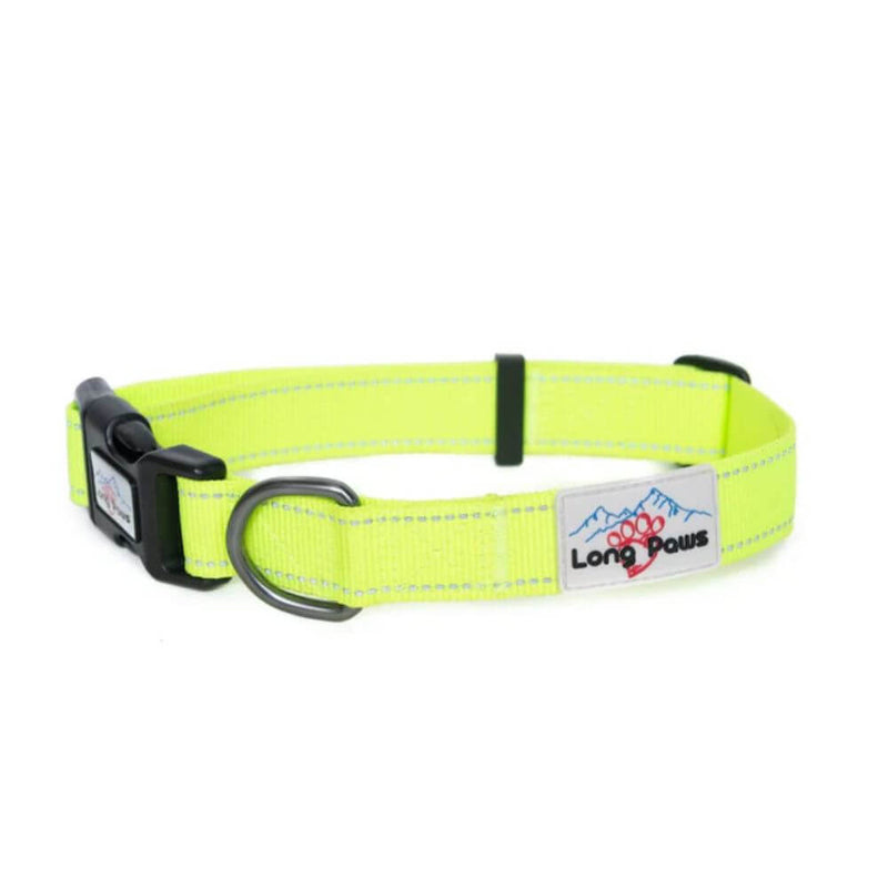 Long Paws Neon Collar & Reflective Rope Lead Dog Walking Set - Percys Pet Products