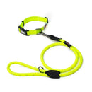 Long Paws Neon Collar & Reflective Rope Lead Dog Walking Set - Percys Pet Products