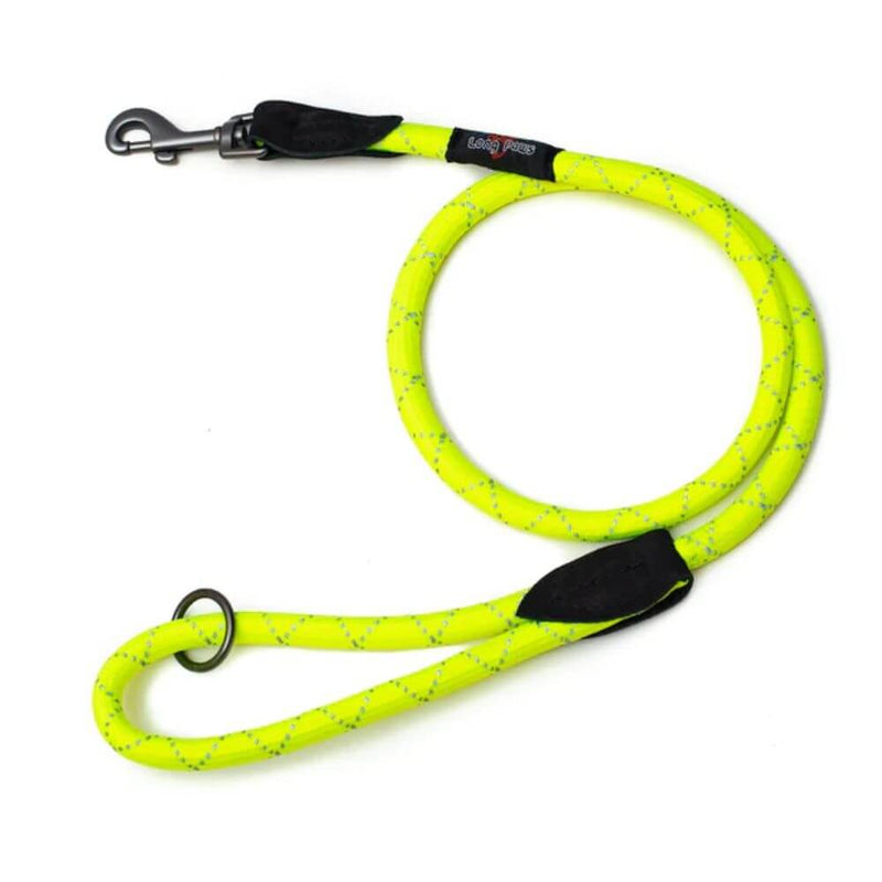 Long Paws Neon Collar & Reflective Rope Lead Dog Walking Set - Percys Pet Products