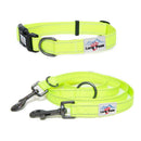 Long Paws Neon Collar & Reflective Training Lead Dog Walking Set - Percys Pet Products