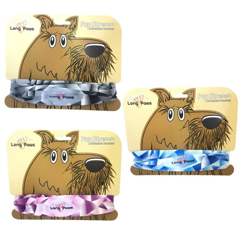 Long Paws PupStretch Geo Bandanas for Dogs - Percys Pet Products