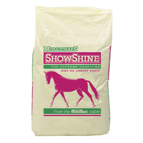 Mollichaff Showshine High Oil Cherry Chaff 12.5kg - Percys Pet Products