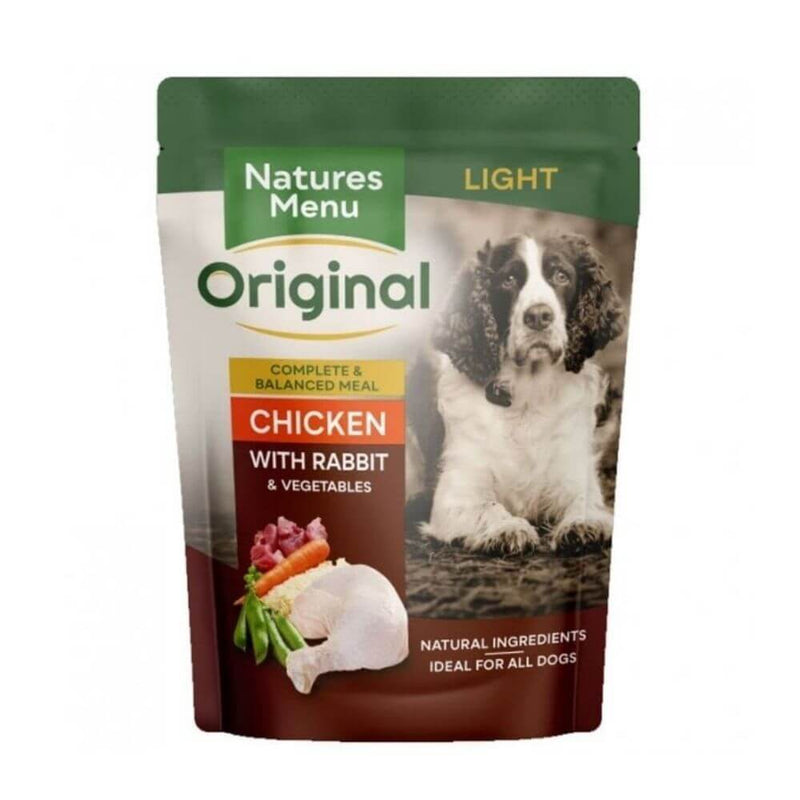 Natures Menu Dog Light Chicken & Rabbit 8 x 300g - Percys Pet Products
