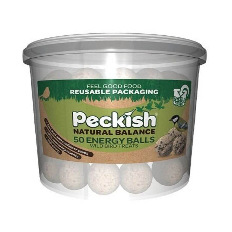 Peckish Natural Balance Energy Balls 50 Tub - Percys Pet Products