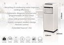 Prem-I-Air 5,000 BTU Portable Local Air Conditioner with Remote Control - EH1920 - Percys Pet Products
