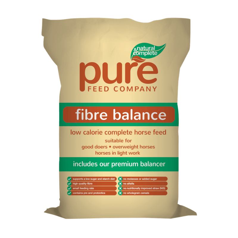 Pure Feed Pure Fibre Balance Horse Feed 15kg - Percys Pet Products