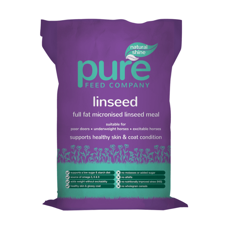 Pure Feed Pure Linseed Horse Feed 15kg - Percys Pet Products