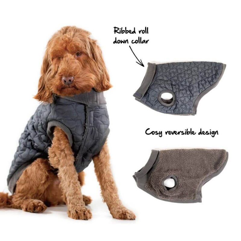 Rosewood Quilted Reversible Gilet Dog Coat - Percys Pet Products