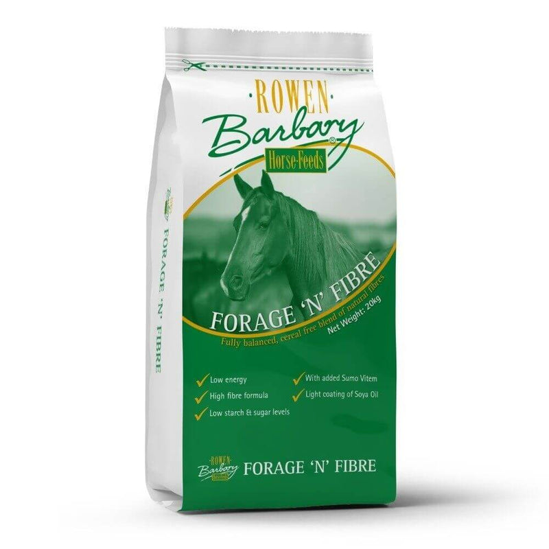 Rowen Barbary Forage and Fibre 20kg - Percys Pet Products