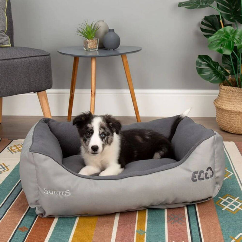 Scruffs Eco Box Dog Bed - Grey - Percys Pet Products