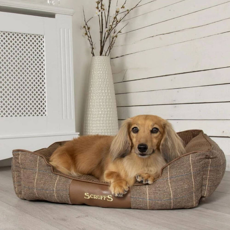 Scruffs Windsor Box Faux Tweed Dog Bed - Percys Pet Products