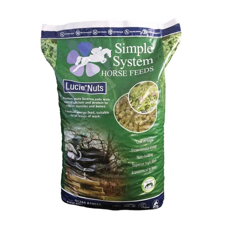 Simple System Lucie Nuts Lucerne Nuts 20kg - Percys Pet Products