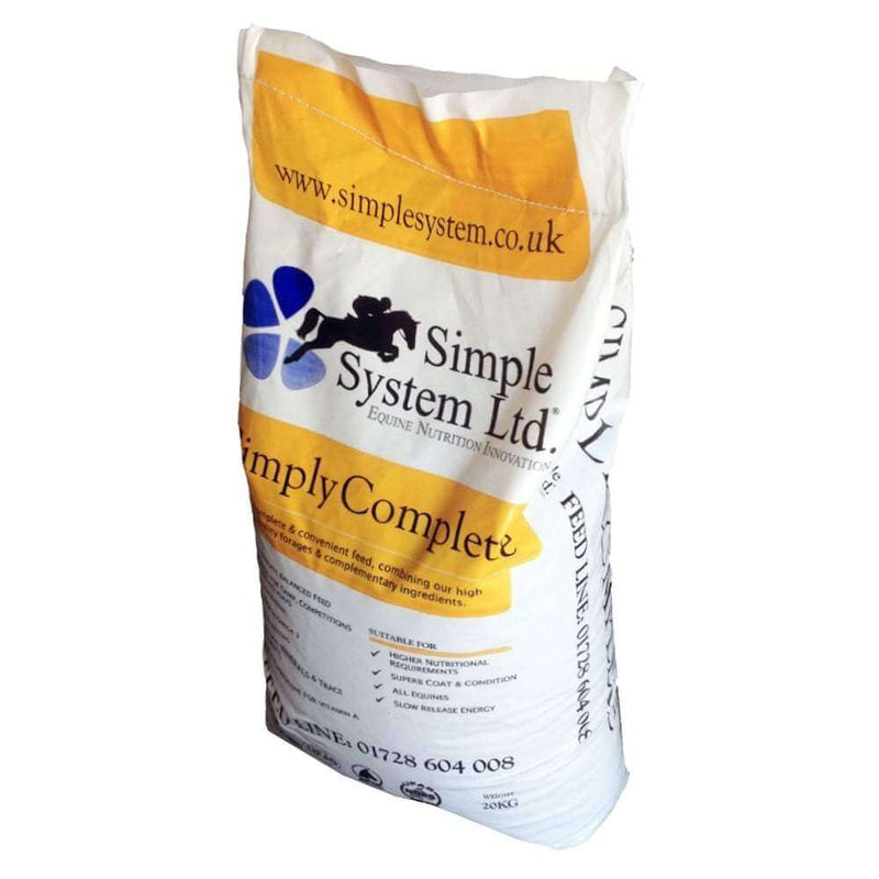 Simple System Simply Complete 20kg - Percys Pet Products