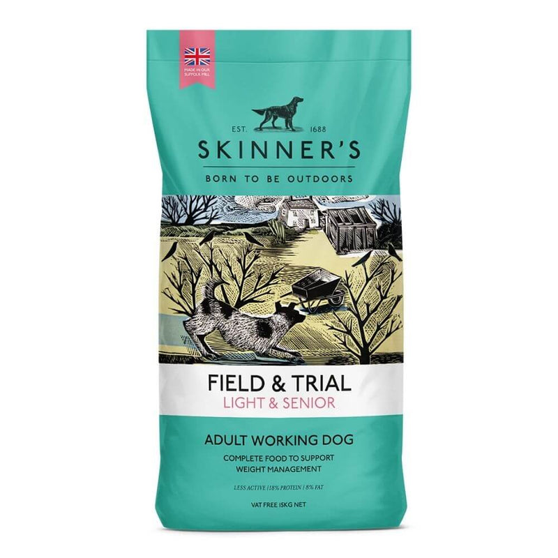 Skinners Field & Trial Light & Senior 15kg - Percys Pet Products