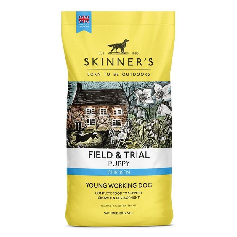 Skinners Field & Trial Puppy Chicken 15kg - Percys Pet Products