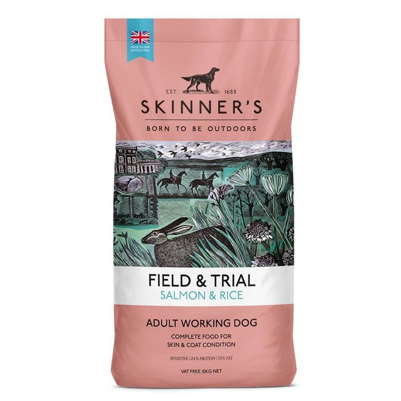 Skinners Field & Trial Salmon & Rice 15kg - Percys Pet Products