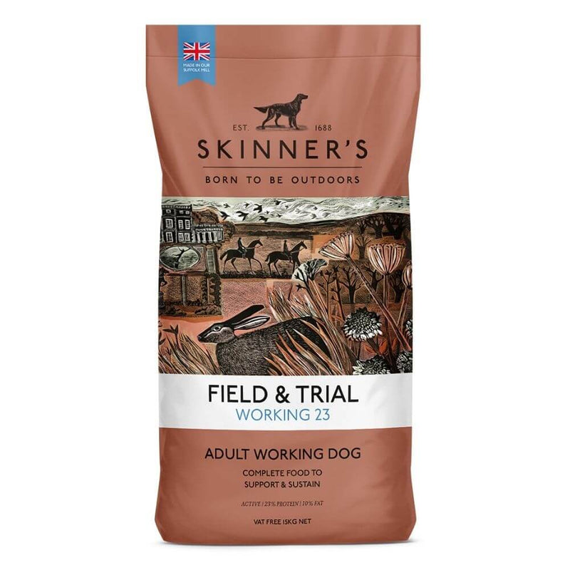 Skinners Field & Trial Working 23 Dog Food 15kg - Percys Pet Products