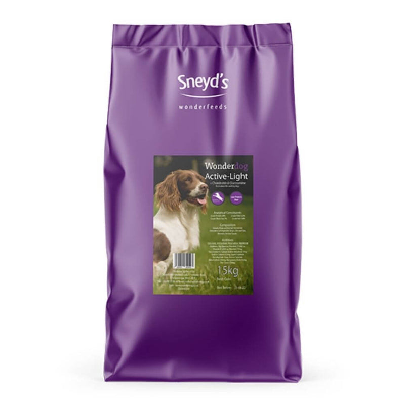 Sneyds Wonderdog Active Light Dog Food 15kg - Percys Pet Products