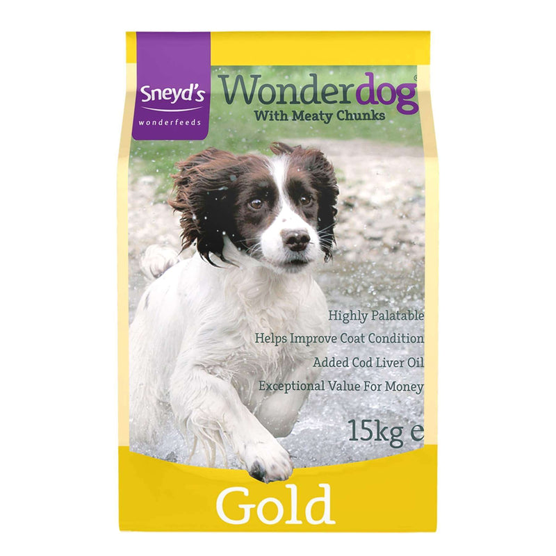 Sneyds Wonderdog Gold Working Dog Food 15kg - Percys Pet Products