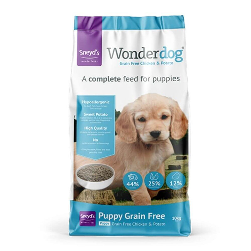 Sneyds Wonderdog Grain Free Chicken Puppy Food 10kg - Percys Pet Products