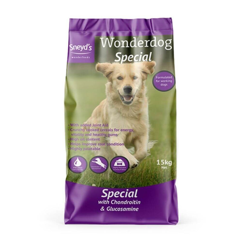 Sneyds Wonderdog Special with Joint Care 15kg - Percys Pet Products