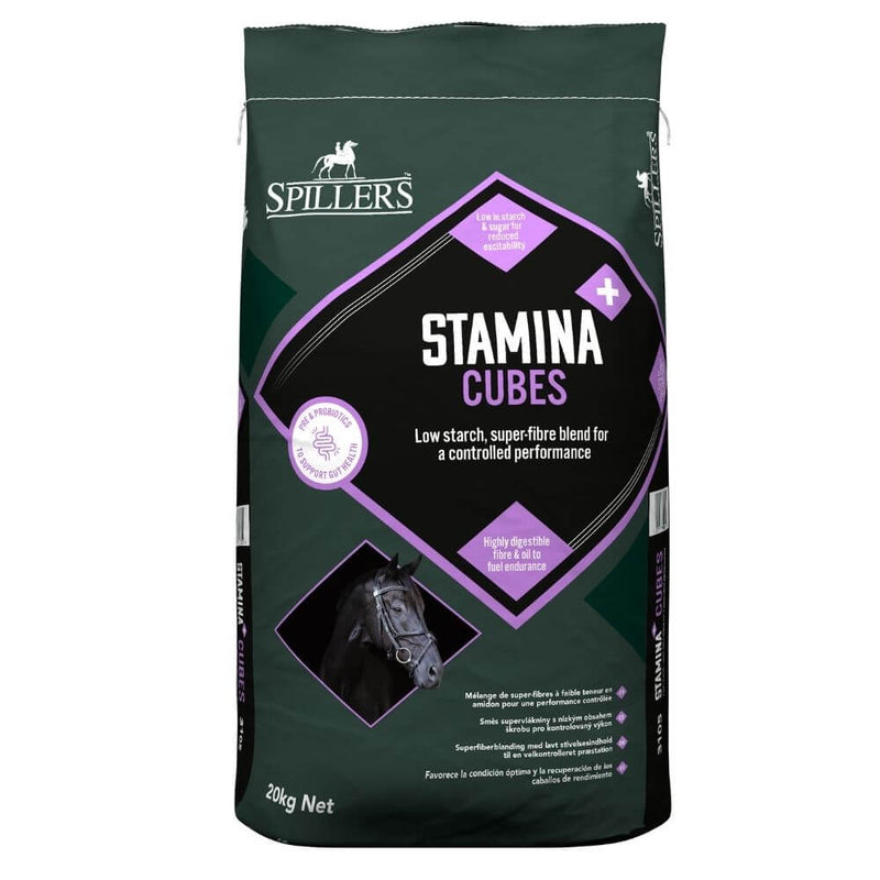Spillers Stamina+ Cubes Low Starch Horse Feed 20kg - Percys Pet Products
