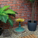 St Helens Metal Bird Bath / Feeder - Yellow Flower - Percys Pet Products