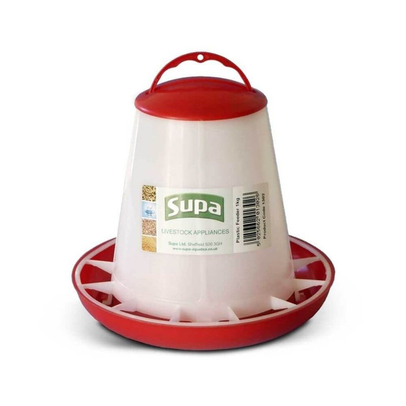 Supa Red & White Poultry Feeder 1kg x 3 - Percys Pet Products