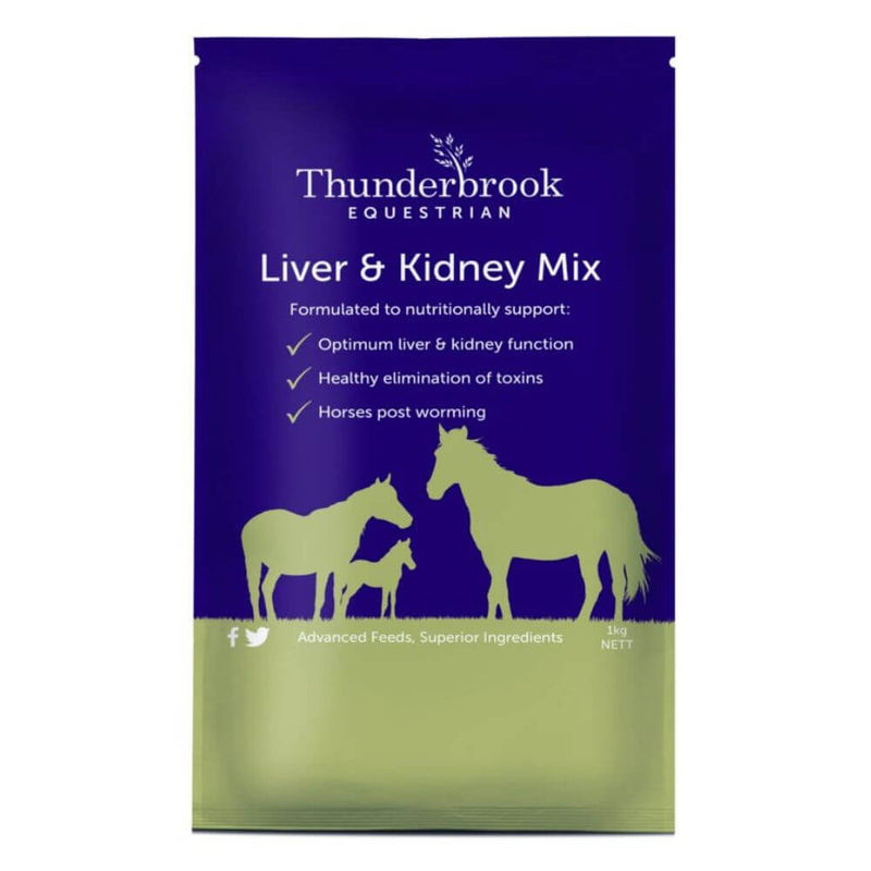 Thunderbrook Equestrian Liver & Kidney Mix 1kg - Percys Pet Products