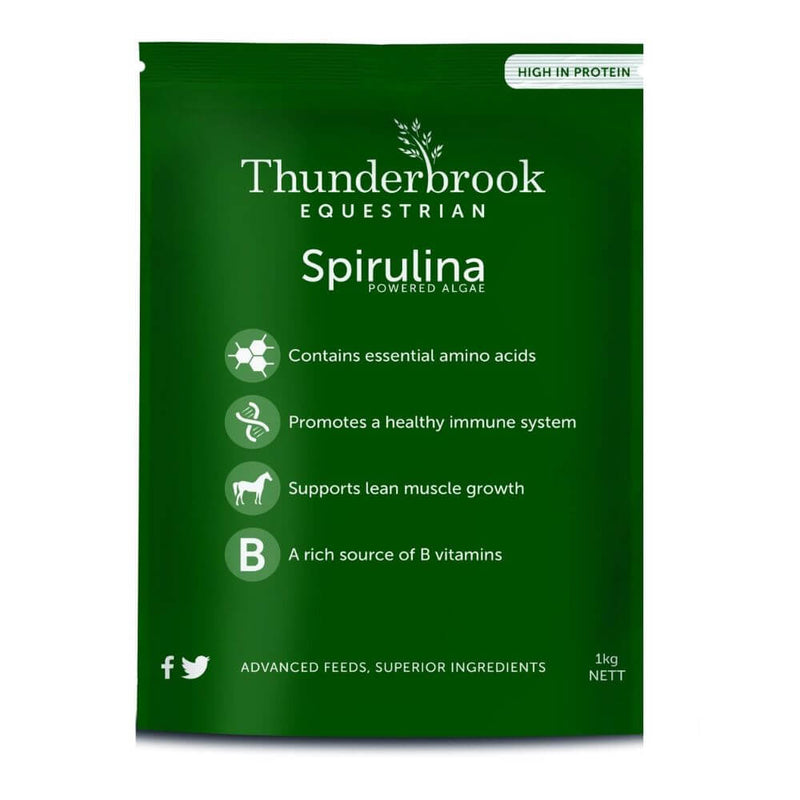 Thunderbrook Equestrian Organic Spirulina Pratensis 1kg - Percys Pet Products