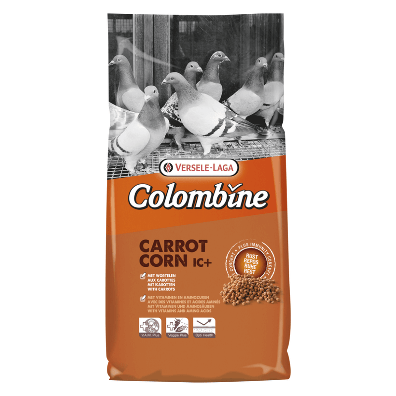 Versele-Laga Colombine Carrot-Corn Plus I.C+ Pigeon Food 10kg - Percys Pet Products
