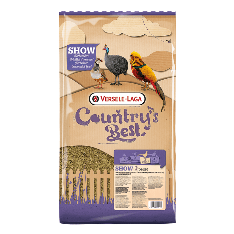 Versele-Laga Countrys Best Show 3 Pellet for Game Birds & Ornamental Fowl - Percys Pet Products