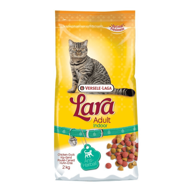 Versele-Laga Lara Adult Indoor Complete Dry Cat Food 4 x 2kg - Percys Pet Products