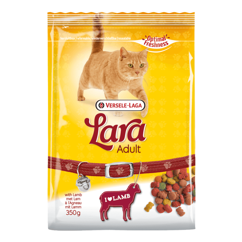Versele Laga Lara Adult Lamb Dry Cat Food 4 x 2kg - Percys Pet Products