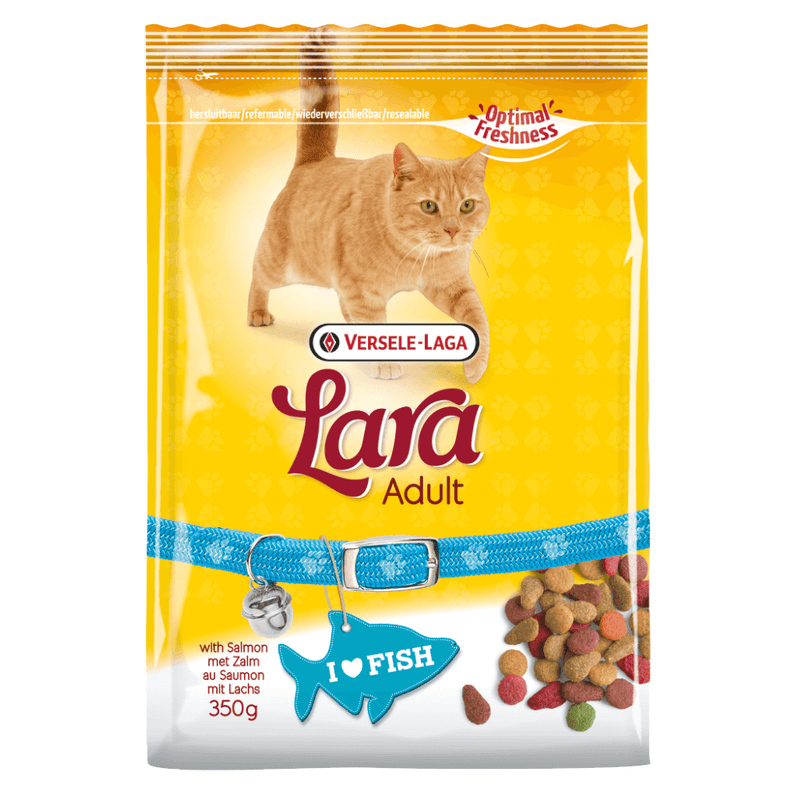 Versele-Laga Lara Adult Salmon Dry Cat Food 4 x 2kg - Percys Pet Products