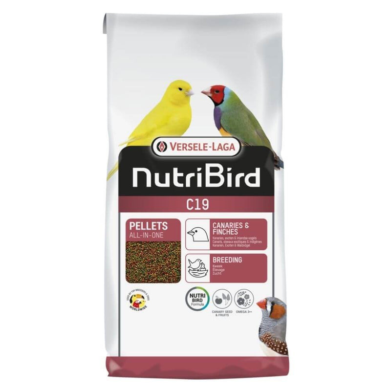 Versele-Laga Nutribird C19 Breeding Food for Canaries, Tropical and European Finches 3kg - Percys Pet Products