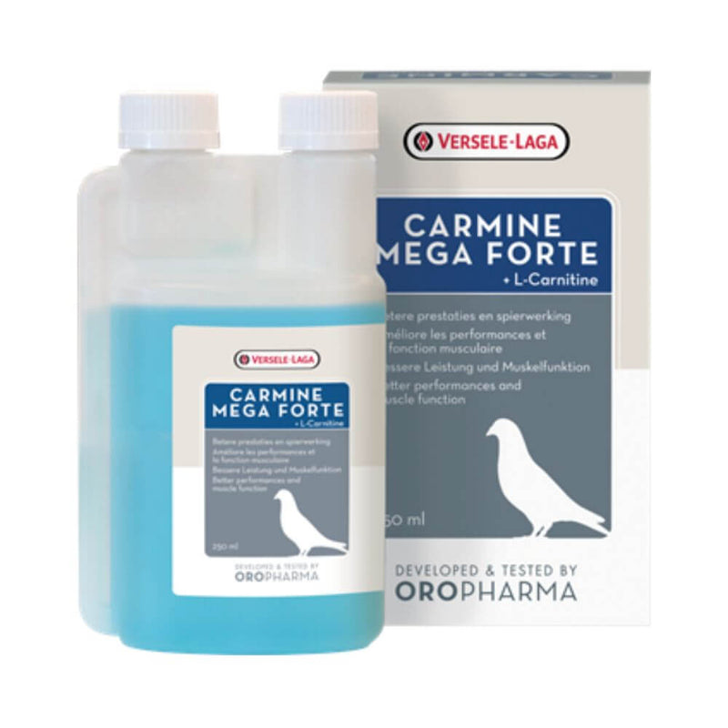 Versele Laga Oropharma Carmine Mega Forte 250ml - Percys Pet Products