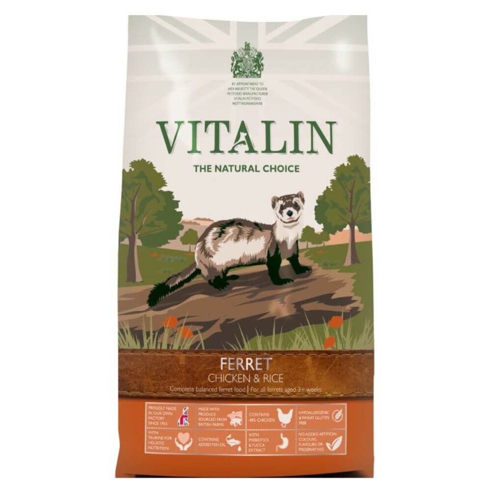Buy Vitalin Chicken & Rice Ferret Food - Percys Pet Products