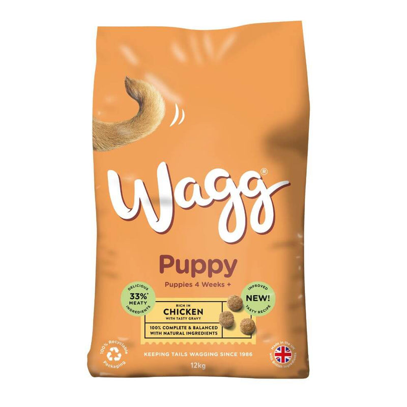 Wagg Complete Puppy Food with Chicken & Gravy 12kg - Percys Pet Products