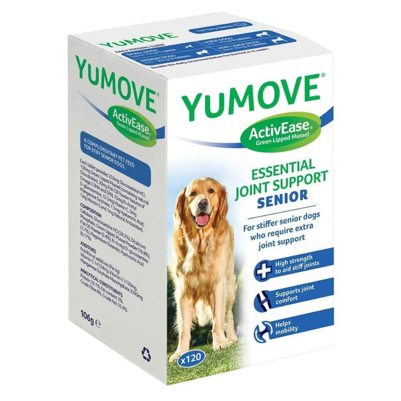 YuMOVE Joint Care Supplement for Senior Dog x 120 Tablets - Percys Pet Products